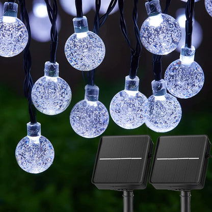 LED Solar String Lights Waterproof 60 LEDs for Garden Decor - Smarsty
