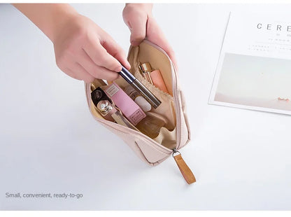 Waterproof Large Capacity Makeup Bag Multiple Colors Dacron Travel Storage Bag Partitioned Cosmetic Pouch Handbag Lipstick Pack - Smarsty