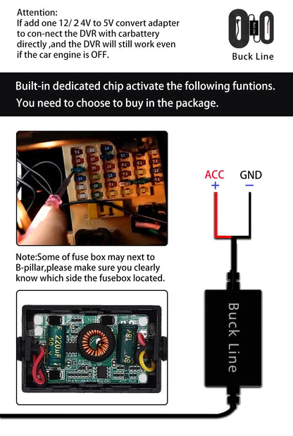 4K Dash Cam With Rearview Mirror Display and GPS WiFi - Smarsty