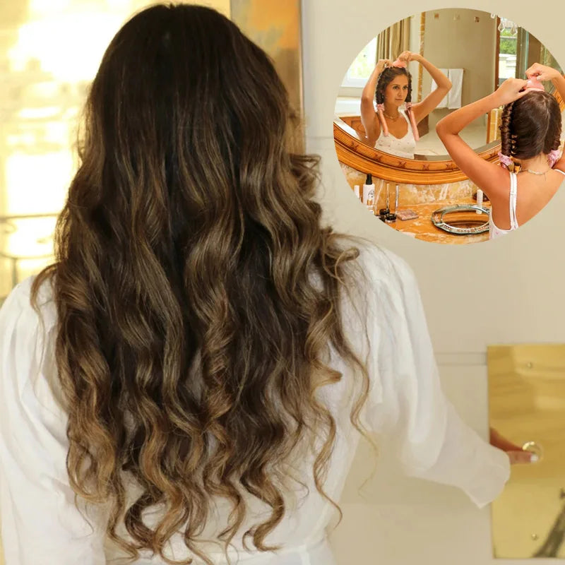 Heatless Curling Rod Headband For Soft Shiny Easy Curls - Smarsty