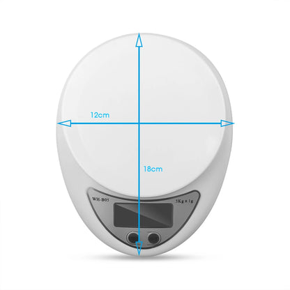 Portable Digital Kitchen Scale with LED Display - Smarsty