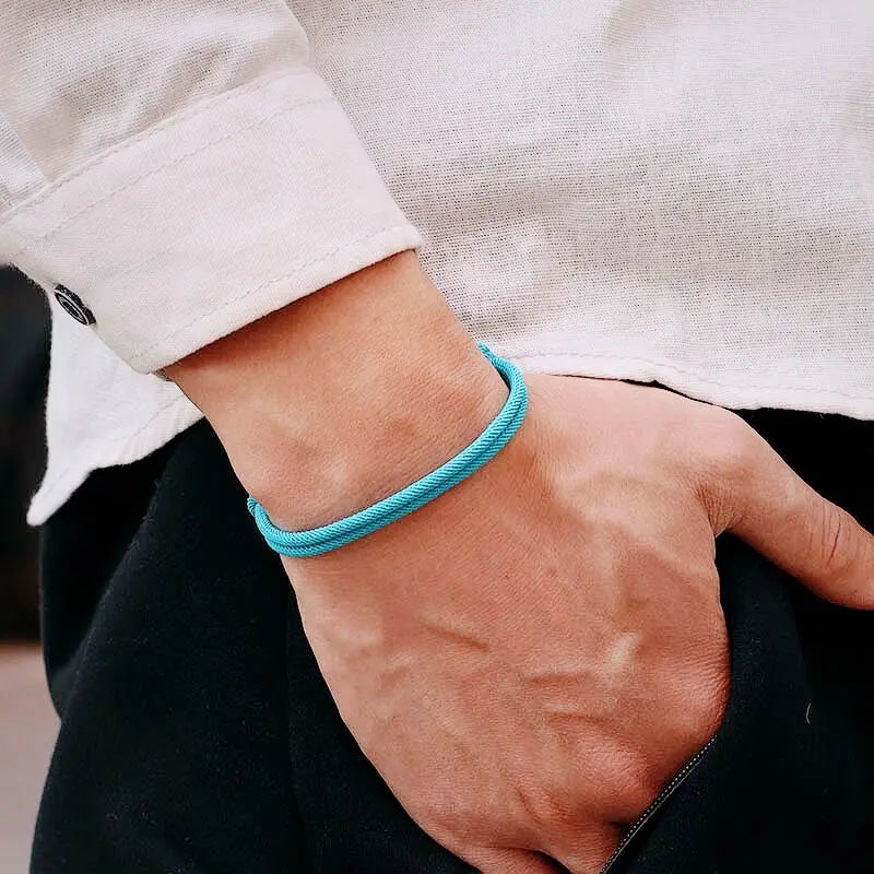 Handmade Adjustable Rope Bracelet for Men and Women - Smarsty