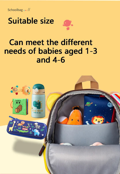 3D Biomimetic Animal Kids Backpack School Bag For Daily Use - Smarsty