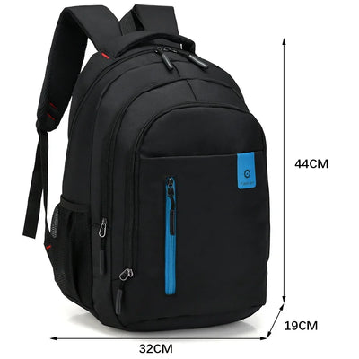 Men's Backpacks Oxford Waterproof Rucksack Business Computer Bag Casual Travel Backpack Senior High School Student Schoolbag - Smarsty