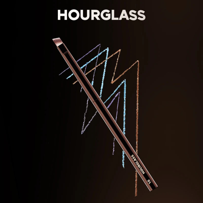 Hourglass Angled Eyeliner Brush Soft Fiber Design - Smarsty