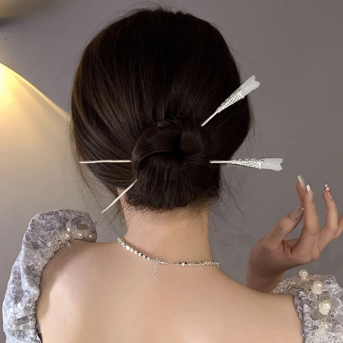Elegant Flower Tassel Hair Clip for Women - Smarsty