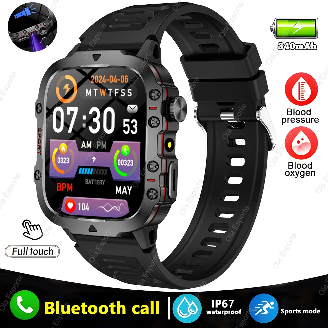 Xiaomi Military Smart Watch for Men with Health Monitor - Smarsty