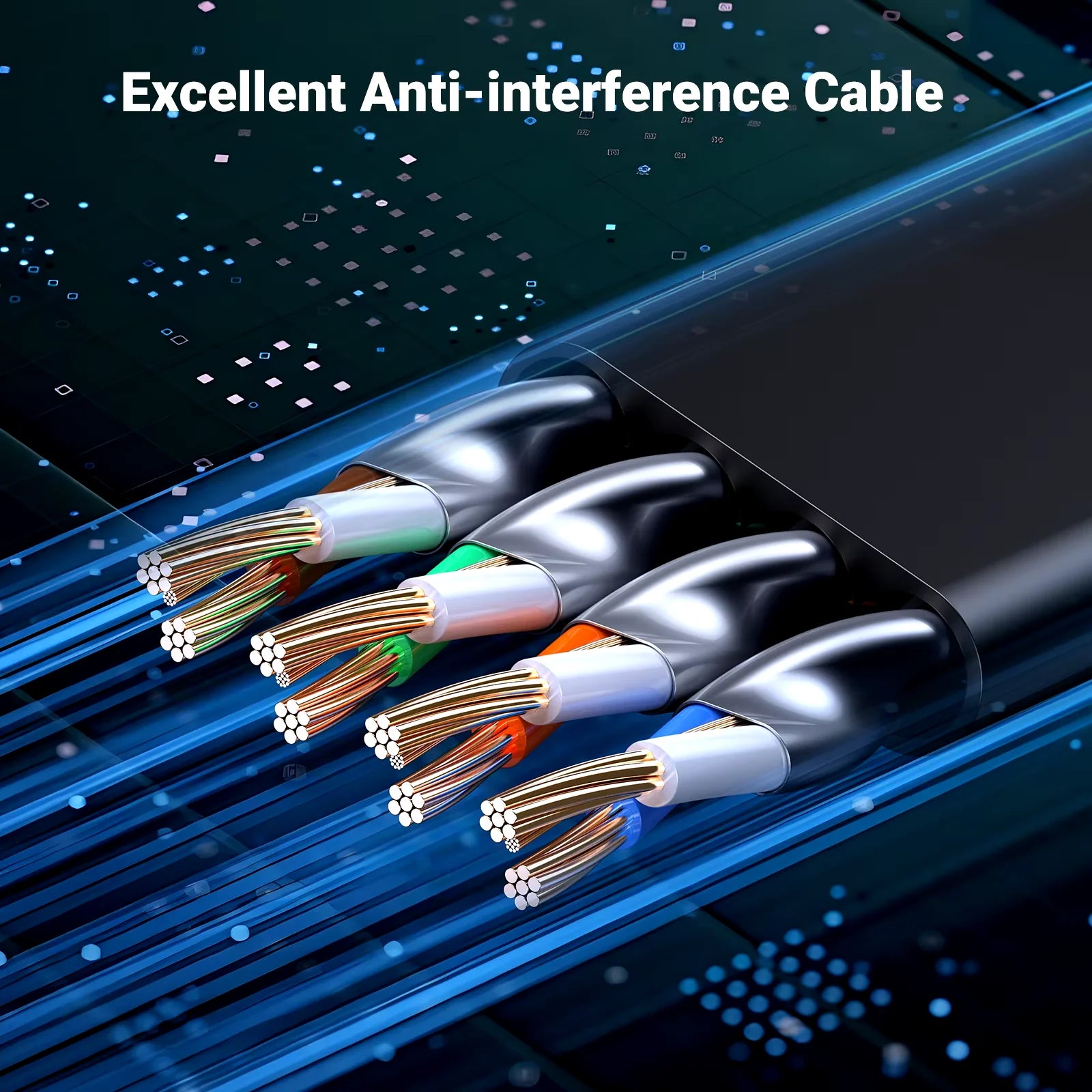 Cyanmi Cat8 Ethernet Cable 40Gbps High Speed Network - Smarsty