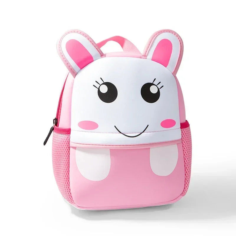 Cartoon Animal Kids Backpack With Durable Nylon Construction - Smarsty