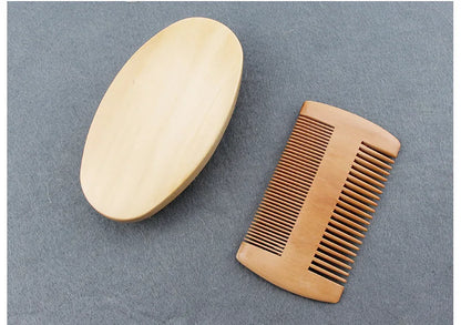 Men's Boar Bristle Shaving Brush Set for Precision Grooming - Smarsty