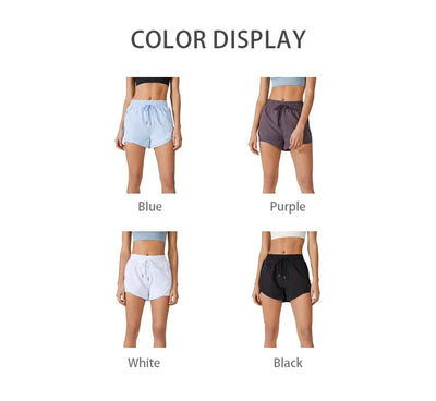 Yoga Shorts Women Fitness Top Spandex Neon Elastic Running Workout Short Leggings For Ladies Gym Sport Shorts Fitness Sportwear - Smarsty