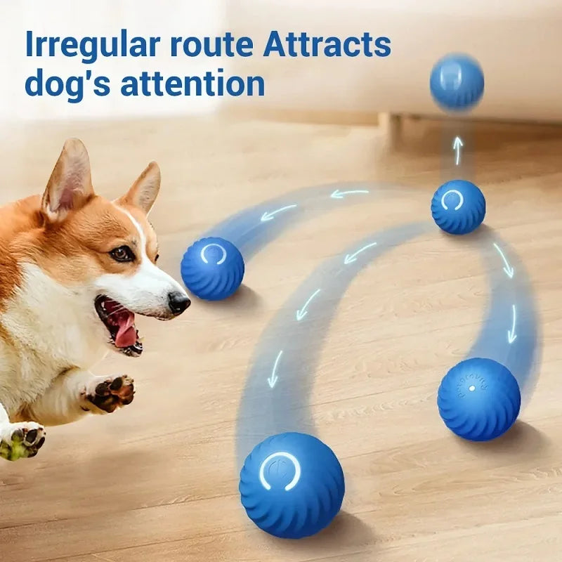 Automatic Moving Dog Toy Ball for Interactive Play - Smarsty