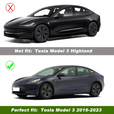 4PCS Hub Cap Performance Replacement Wheel Cap Automobile Full Rim Cover Accessories for Tesla Model 3 18 Inch Hubcap 2018-2023 - Smarsty