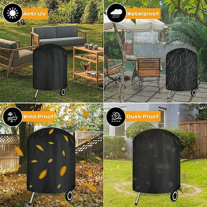 Waterproof Heavy Duty BBQ Grill Cover for Outdoor Protection - Smarsty
