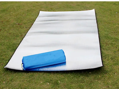 Camping Mat Foam Foil Blanket Aluminum Insulation Foam Foil Mat Sleeping Pad Thermal Outdoor Tent Footprint Reflecting Heat by Smarsty
