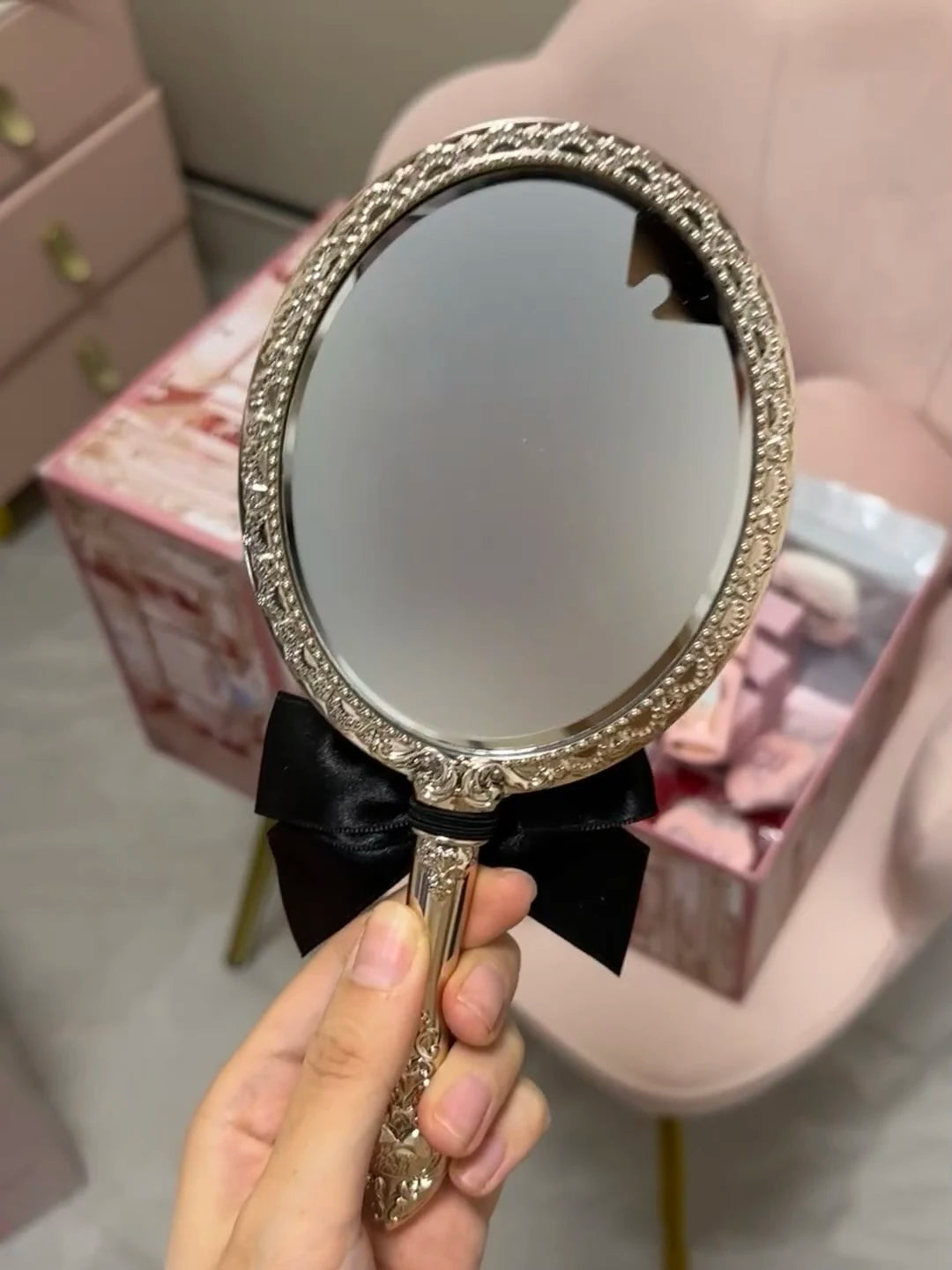 Flower Knows Handheld Mirror Moonlight Mermaid Design - Smarsty