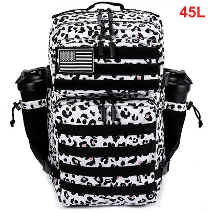 45L Tactical Backpack Men Outdoor Waterproof Sports Travel Gym Hiking Bug Out Bag Military Camping Hunting Survival Rucksack - Smarsty