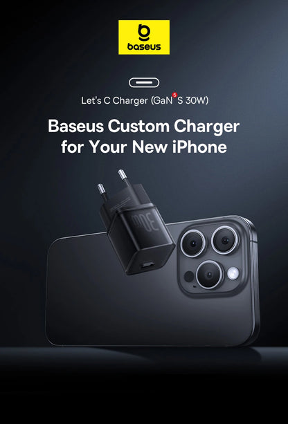 GaN USB C Charger 30W Fast PD PPS CompatibleWith IPhone - Smarsty
