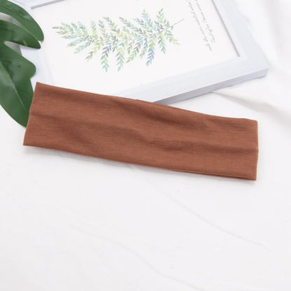 Cotton Stretch Headband For Women Men Comfortable Workout - Smarsty