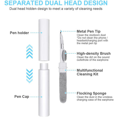 Cleaner Sets for Bluetooth Earphone Airpods Pro 1 2 3 Earbuds Case Cleaning Pen Brush Tools for Samsung Xiaomi Huawei Airdots - Smarsty