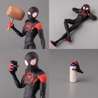 Action Figure Miles Morales Spider-Man Into the Spider Verse Sv Action Collection Sentinel Marvel Figures Model Toys