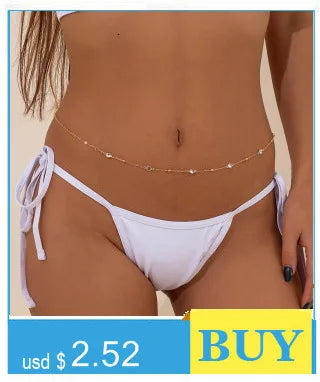 PuRui Sexy Crystal Glass Belly Chain for Women - Smarsty