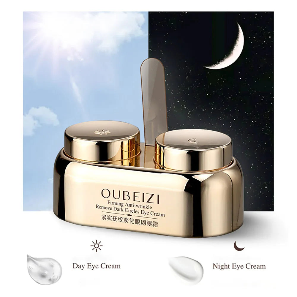 40g Day and Night Eye Cream for Dark Circles and Puffiness Relief - Smarsty