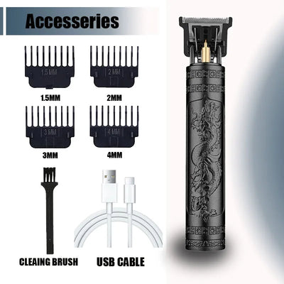 Heavy Metal Hair Clipper for Professional Men's Cuts - Smarsty