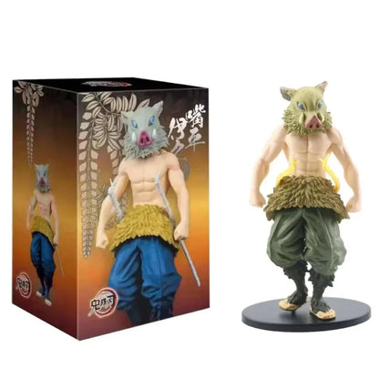 Anime Figure Demon Slayer Figures Kimetsu No Yaiba Doll Tanjiro Nezuko Zenitsu Figurine Inosuke Warrior Action Figure Model Toys