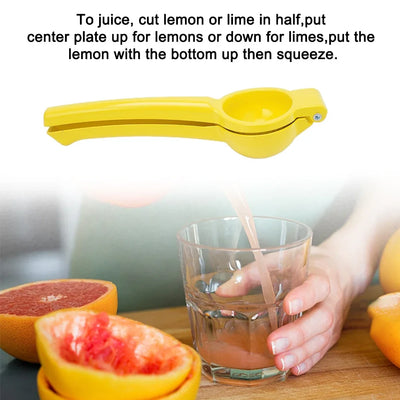 Home Manual Lemon Squeezer Aluminum Alloy Hand Pressed Orange Fruit Juicer Portable Practical Kitchen Tools Mini Blender by Smarsty