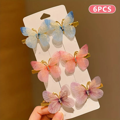 Cute Butterfly Hairpins for Girls with No-Hurt Design - Smarsty