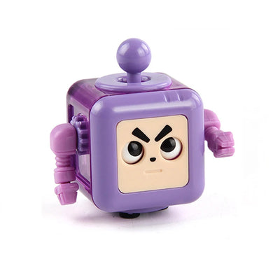 6/12 Sides Cube Decompression Toy Rainbow Stress Relief Autism ADHD OCD Anxiety Sensory Toys Fingertip Desk Toy for Kids Adult by Smarsty