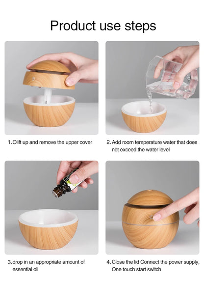 USB Essential Oil Diffuser with High Humidification Capacity - Smarsty