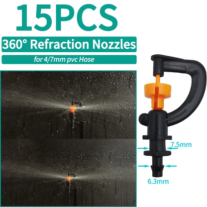 Adjustable Micro Spray Watering Dripper for Gardens - Smarsty