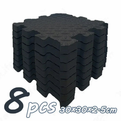 8Pcs/2.5cm Thick Nonslip Baby Crawling Play Mat Soundproof Puzzle Gym Mat for Children's Room and Eco-Friendly Puzzle Mat by Smarsty