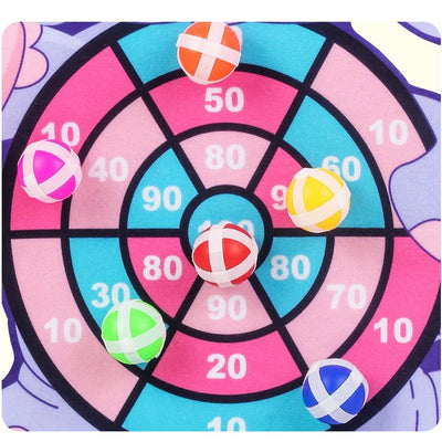Montessori Dart Board Target Sports Game Toys For Children 4 To 6 Years Old Outdoor Toy Child Indoor Girls Sticky Ball Boys Gift by Smarsty