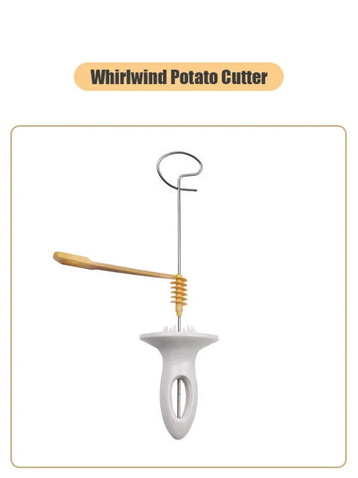Whirlwind Potato Spiral Cutter Potato Tower Making Machine Vegetable Slicer Creative Vegetable Tools Kitchen Accessories Gadgets by Smarsty