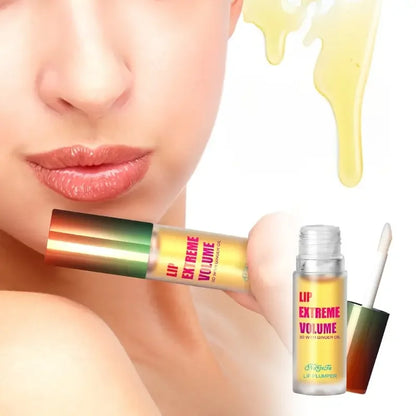 Ginger and Mint Lip Plumper Oil for Fuller Lips - Smarsty