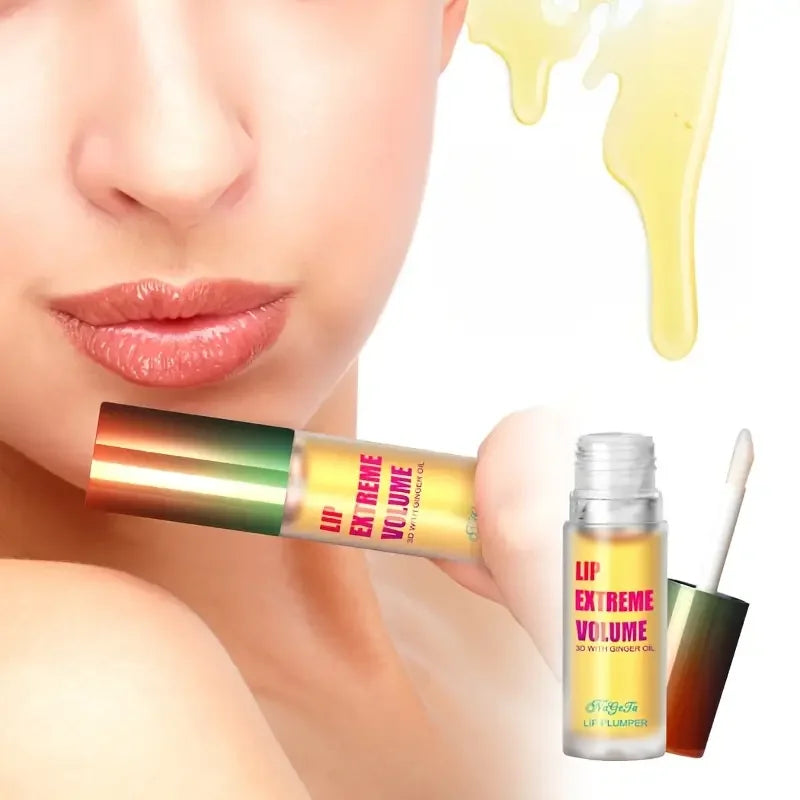 Ginger and Mint Lip Plumper Oil for Fuller Lips - Smarsty
