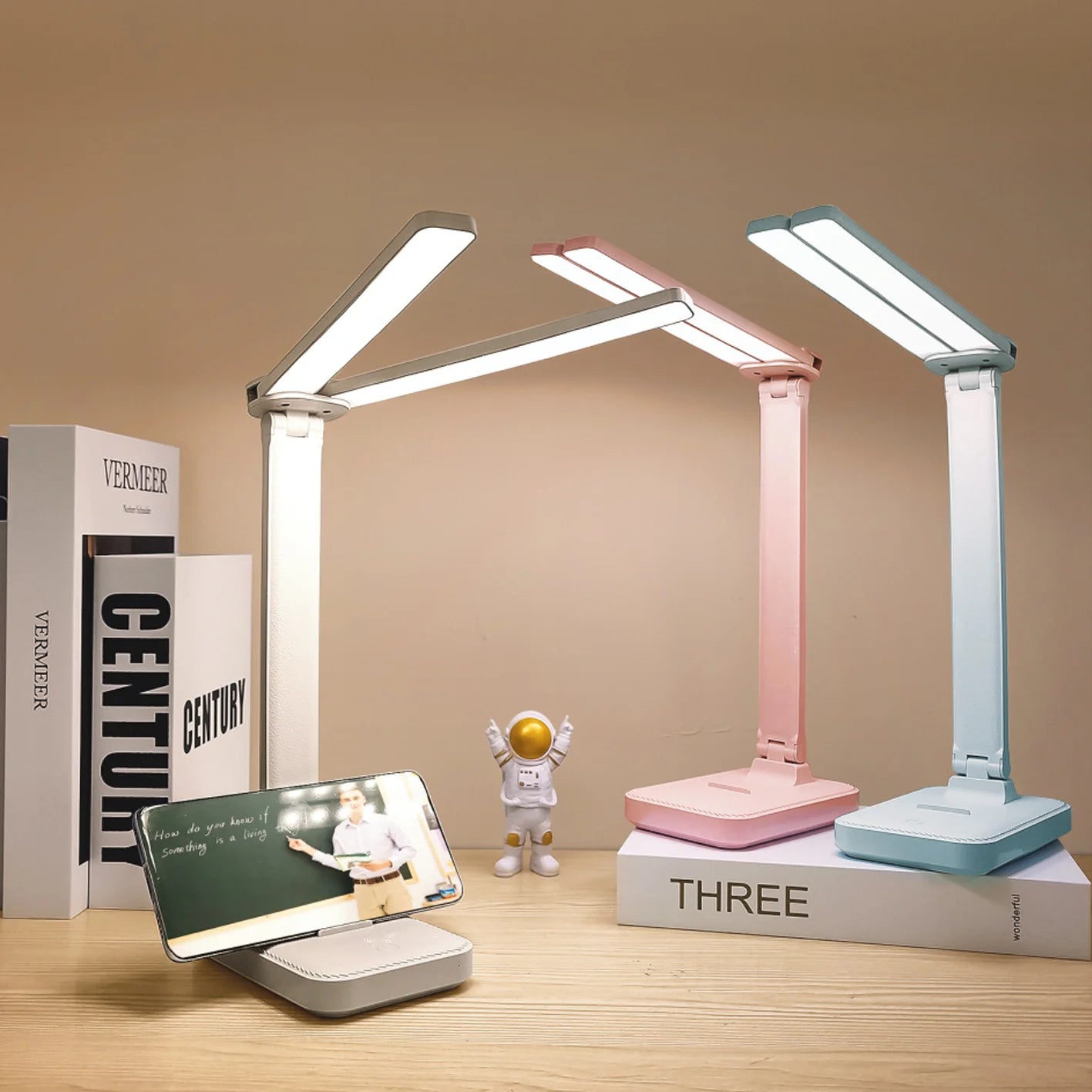Dimmable LED Desk Lamp with Eye Protection Feature - Smarsty