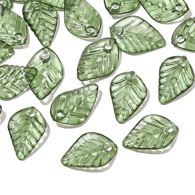 Acrylic Tree Leaf Beads For Handmade DIY Jewelry Set - Smarsty