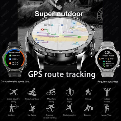 Bluetooth Call Smart Watch For Men With GPS Waterproof - Smarsty