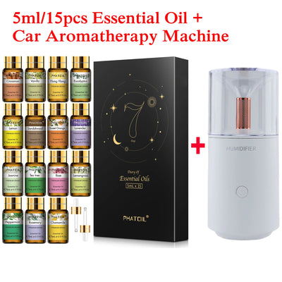PHATOIL 15 Piece Essential Oils Set for Relaxation - Smarsty