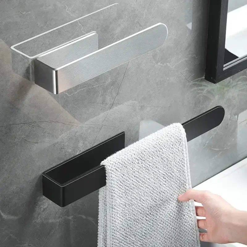 Self-Adhesive Stainless Steel Towel Rack for Bathroom - Smarsty