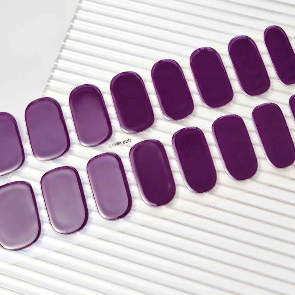 Long-Lasting Semi-Cured Gel Nail Stickers for Easy Application - Smarsty
