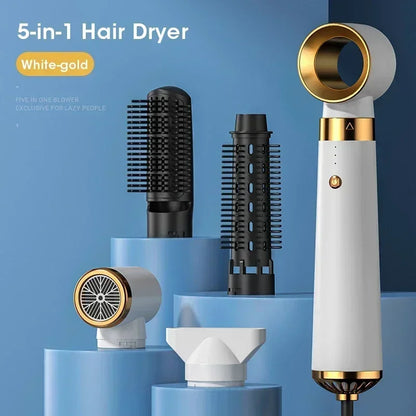 5 in 1 Electric Hair Dryer and Straightener Set - Smarsty