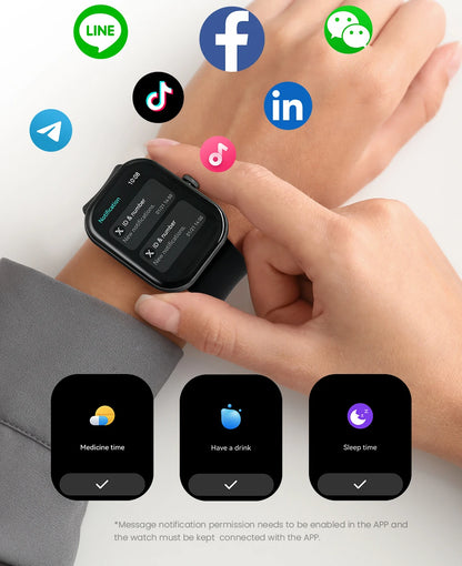 Haylou S6 Voice Calling Smart Watch for Health Monitoring - Smarsty