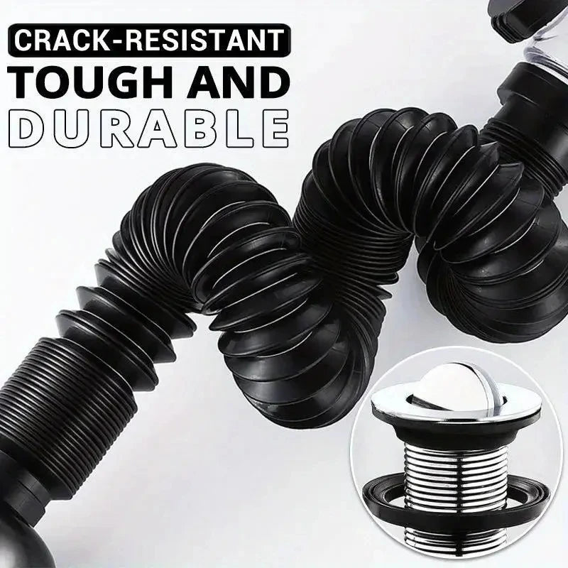 Flip Top Anti-Odor Drain Pipe Set for Kitchen and Bathroom - Smarsty
