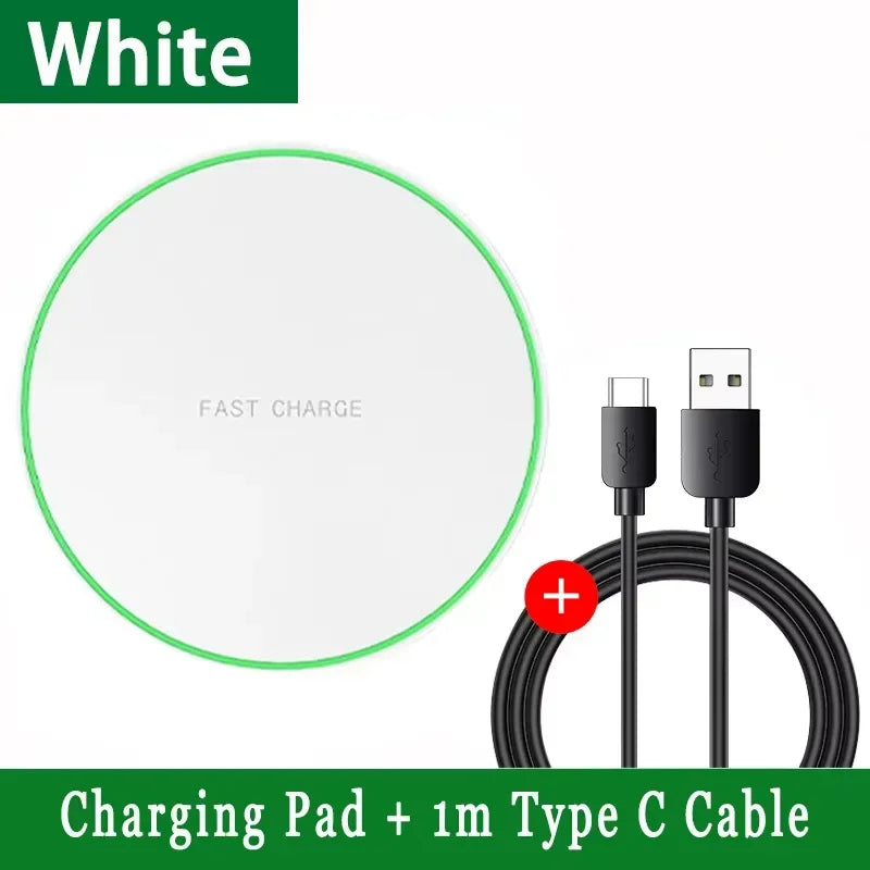 300W Wireless Charger For iPhone 16 15 14 13 Pro Max Induction Fast Charging Pad Dock Station For Samsung S23 S22 Xiaomi Huawei