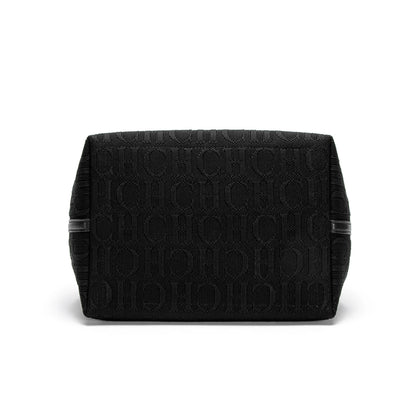 CHCH Tote Bag Large Capacity Black Knitted Shopping Bag - Smarsty